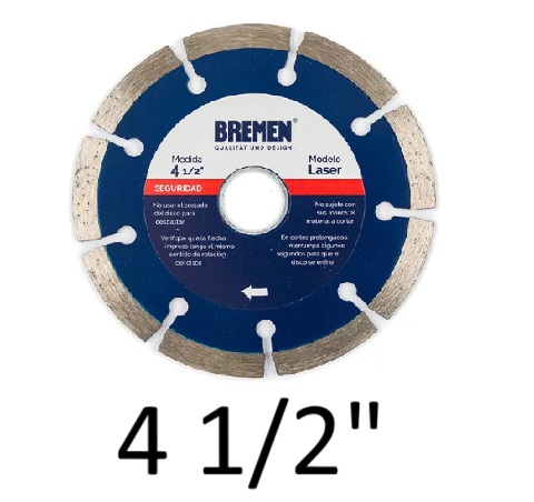 [4526-BREMEN] DISCO DIAM. 4-½" Seco (LASER) BREMEN