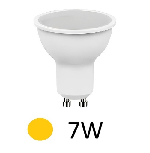 [IM0603007-TREFI] LAMPARA LED DICROICA 7W GU10 LUZ CALIDA TREFI