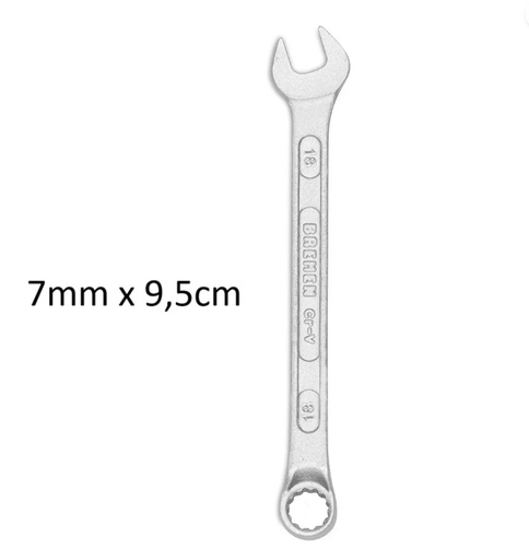 [3504-BREMEN] LLAVE COMBINADA mm 7 PROFESIONAL BREMEN