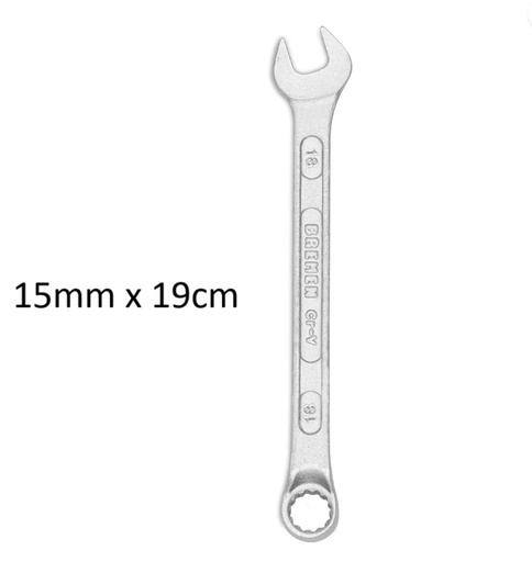 [3512-BREMEN] LLAVE COMBINADA mm 15 PROFESIONAL BREMEN