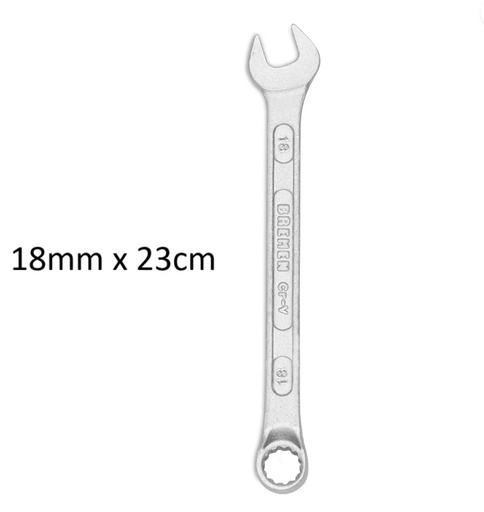 [3515-BREMEN] LLAVE COMBINADA mm 18 PROFESIONAL BREMEN